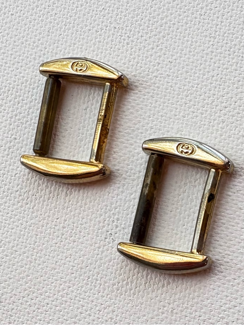 Authentic Gucci Detachable Square D-rings from Vintage Bag